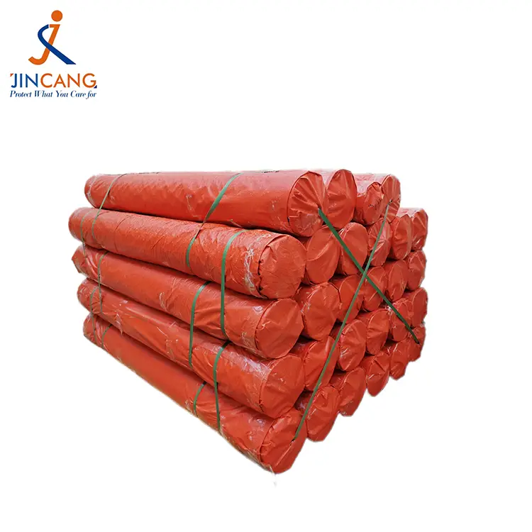 150GSM ORANGE PE TARPAULIN ROLL