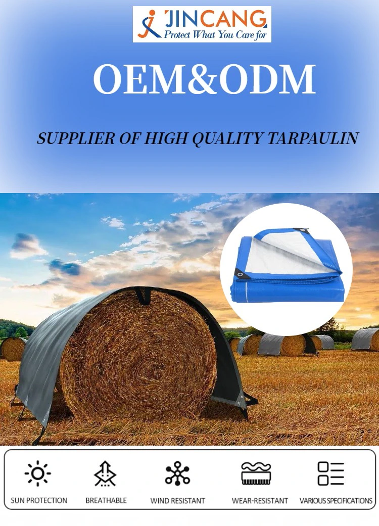 Grass Green 300 Gsm Virgin PE Tarpaulin