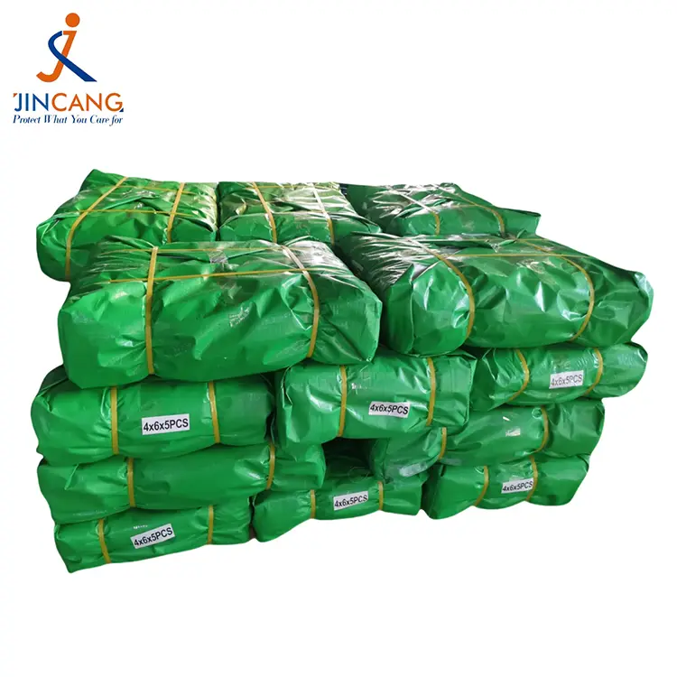 Rohuroheline 300 gsm neitsi PE tarpaulin